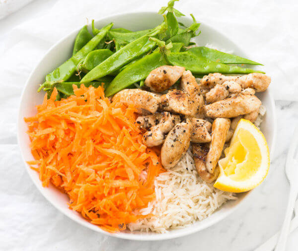 5 Ingredient Ginger Chicken Rice Bowl 5 Ingredient Ginger Chicken Rice Bowl