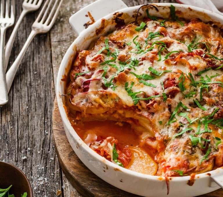 Pepperoni Potato Pizza Bake The Healthy Mummy UK